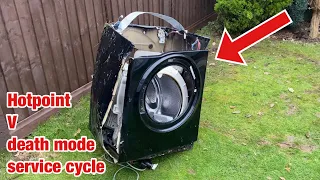 Hotpoint Extra WMXTF942 || The unfortunate death… service mode destruction *13k UNEXPECTED SPECIAL*