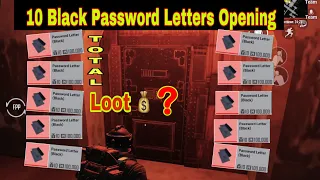 10 Black Password Latters- PUBG Metro Royal