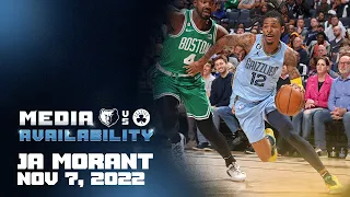 Grizzlies vs. Celtics: Ja Morant press conference 11.07.22