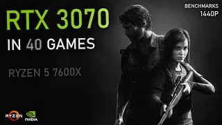 Is 8GB VRAM enough in 2024? RTX 3070 Tested in 40 GAMES at 1440P