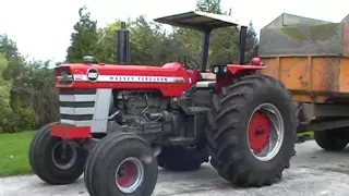 Massey Ferguson Harvesting Corn Part 1.