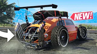 GTA 5 Online - NEW BF Weevil Custom Customization! (VW Beetle Rat Rod)