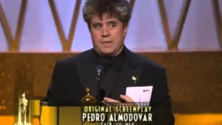 Pedro Almodóvar Wins Original Screenplay: 2003 Oscars