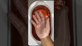 What 100 layers of hot wax looks like 😱