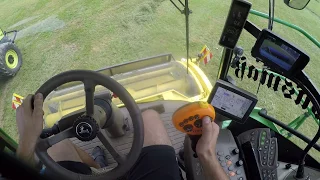 [HD]GoPro Hero 4 @ Let´s Drive John Deere 8500i beim Grashäckseln Teil1