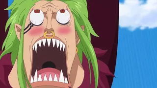 One Piece - Zoro saves Robin, Rebecca and Bartolomeo from Pica's Attack