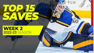 Top 15 Saves from Week 2 of the 2022-23 NHL Season