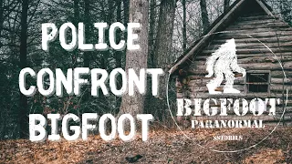 Officer Investigating BIGFOOT Runs Out Of Woods And Jumps Into Car | SASQUATCH ENCOUNTERS