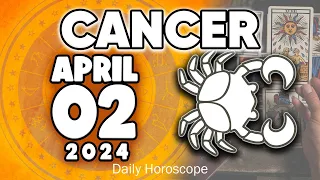 𝐂𝐚𝐧𝐜𝐞𝐫 ♋ ❌𝐖𝐀𝐑𝐍𝐈𝐍𝐆❌ 𝐆𝐎𝐃 𝐖𝐀𝐑𝐍𝐒 𝐘𝐎𝐔 😨 𝐇𝐨𝐫𝐨𝐬𝐜𝐨𝐩𝐞 𝐟𝐨𝐫 𝐭𝐨𝐝𝐚𝐲 APRIL 2 𝟐𝟎𝟐𝟒 🔮#horoscope #new #tarot #zodiac