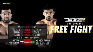 BRAVE CF 4 FREE FIGHT: KLIDSON DE ABREU VS ARTHUR GUSEYNOV