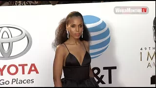 Kerry Washington arrives at 49th NAACP Image Awards