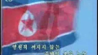 Song about DPRK flag