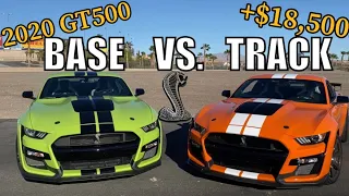2020 SHELBY GT500 TRACK vs. BASE FULL BREAKDOWN! | EXHAUST, PRICE, ALL OPTIONS EXPLAINED!