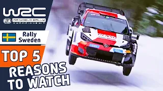 TOP 5 Reasons to Watch WRC Rally Sweden 2022