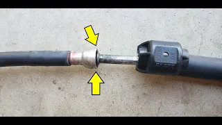 Quick way to disconnect fuel line connection on Toyota. No tools