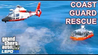 GTA 5 LSPDFR Coastal Callouts LIVE With PnwParksFan - Coast Guard Mod - Boat & Helicopter Rescues