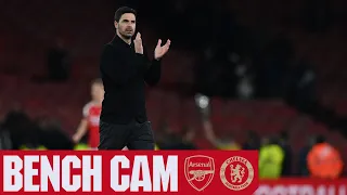BENCH CAM | Arsenal vs Chelsea (5-0) | All the goals, reactions and more from a dominant display!