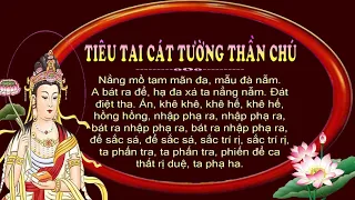 Tiêu Tai Cát Tường Thần Chú  Có Chữ đọc tụng theo ĐĐ THÍCH VẠN MÃN trì tụng