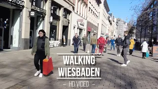 Wiesbaden walking tour 4K