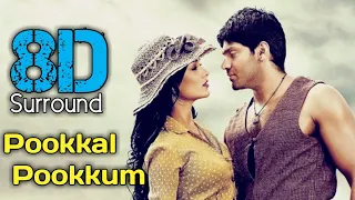 Pookkal Pookkum 8D | Madharasapattinam | Aarya | Amy Jackson | G.V. Prakash Kumar | 8D BeatZ