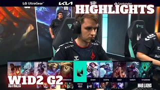AST vs MAD - Highlights | Week 1 Day 2 LEC Winter 2023 | Astralis vs Mad Lions W1D2