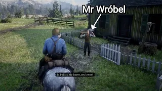 There's A Sad HIDDEN Scene if Arthur Steals Mr Wrobel's Horse - Red Dead Redemption 2