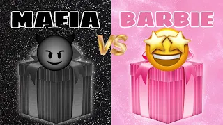 MAFIA 🖤 VS BARBIE 🩷 CHOOSE YOUR GIFT 🎁💝🎊🎉