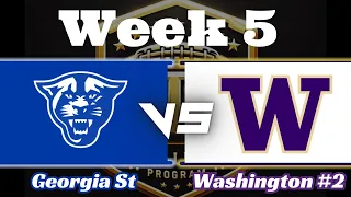 Georgia St vs #2 Washington - Week 5