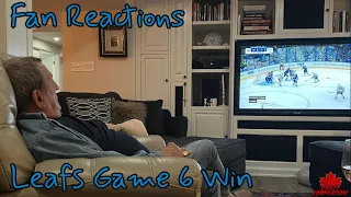 Fan Reactions To Leafs Game 6 Overtime Series Winning Goal