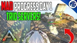 WE BACK IN DIS BOIS! 3 Man PvP Servers - Ark: Survival Evolved