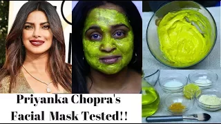 Testing Priyanka Chopra's Miracle Facial Mask