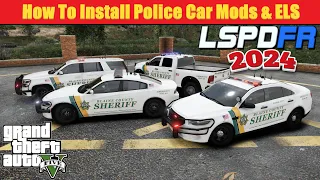 How To Install Police Car Mods & ELS Into GTA 5 | 2024 | Step By Step Installation | #lspdfr