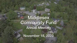 Middlesex Community Fund - Annual Meeting November 18, 2023