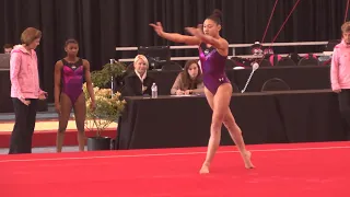 Kyla Ross Hits Floor Routine, 2014 Pacific Rim Championships - Training Day 1