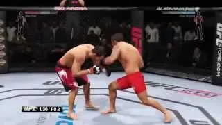 EA Sports Gameplay: UFC Jose Aldo vs Chad Mendes PS4 HD
