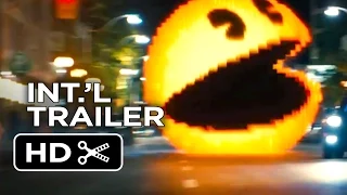 Pixels International TRAILER 2 (2015) - Adam Sandler, Peter Dinklage Video Game Action Movie HD