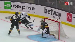 Trevor Moore scores a short-handed goal on the breakaway after a stretch pass from Matt Roy.