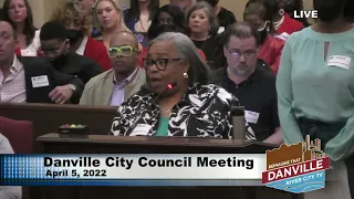 Danville City Council Meeting - April 5, 2022