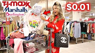 SHOPPING AT THE BIGGEST TJMAXX, MARSHALLS, & BURLINGTON FOR $0.01 RED TAGS!