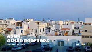 Olhao (Algarve coast town) roof tops during sunset hour #asmr #asmrsounds of the surroundings