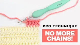 Crochet Standing Stitches - No more chains!