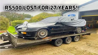 1 owner Ford Sierra RS500 found in a barn!