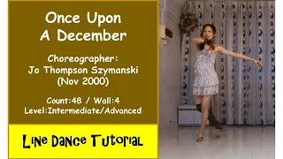(Line Dance Tutorial) Once Upon A December - Jo Thompson Szymanski