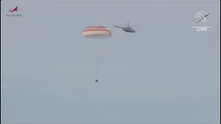 Touchdown! Soyuz carrying 3 cosmonaunts lands in Kazakhstan