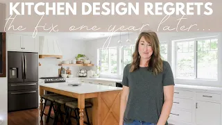 One Year Later: What I Did to FIX My Kitchen Design Regrets