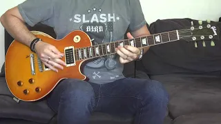 Lenny Kravitz Ft Slash - Always On The Run (guitar cover) with Gibson Slash VOS Aged & Signed!!