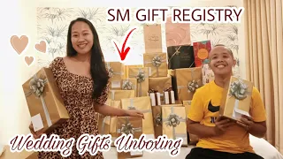 Things You Must Know About SM GIFT REGISTRY + WEDDING GIFTS UNBOXING | Allan & Faith Wedding Journey