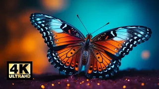 Most beautiful butterflies & stress relief 4K video | Nature Beauty