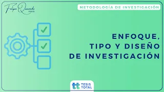 ✅ Enfoque, tipo y diseño de investigación EXPLICACIÓN SENCILLA Y DETALLADA