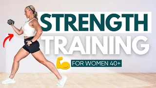 Full Body Strength Workout with Dumbbells | Over 40 Female